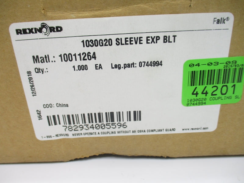 REXNORD 10011264 744994 1030G20 NSMP