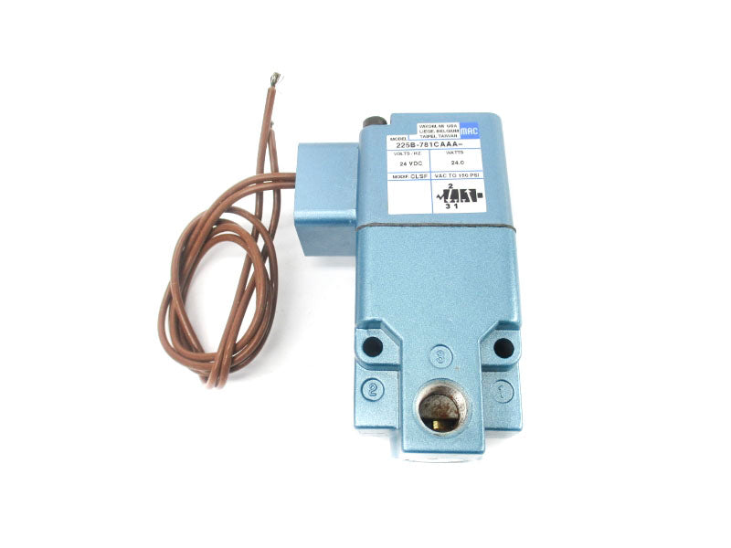 MAC 225B-781CAAA 24VDC 150PSI NSNP