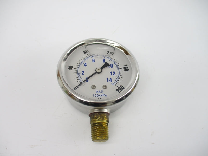 GAUGE PRO-201L-254G 0-200PSI 2.5" NSMP