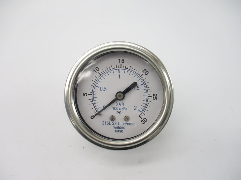 GAUGE 302D-254C 0-30PSI 2.5" NSMP