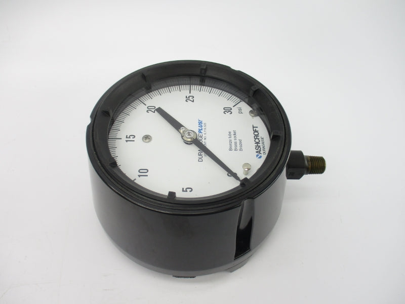 ASHCROFT 45-1279-AS-02L-30# 0-30PSI 4 1/2" NSMP