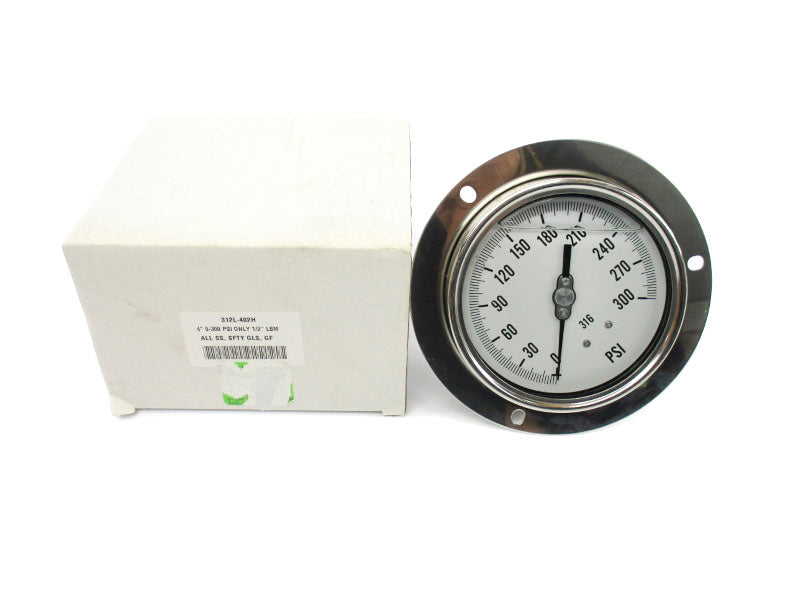 GAUGE 312L-402H 0-300PSI 4" NSMP
