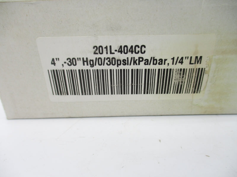 GAUGE 201L-404CC 0-30PSI 4" NSMP