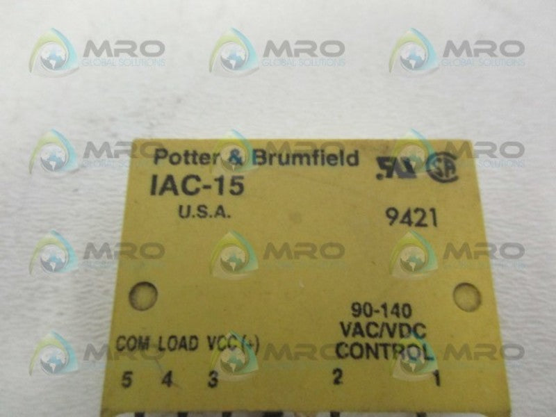 POTTER & BRUMFIELD IAC-15 INPUT MODULE UNMP