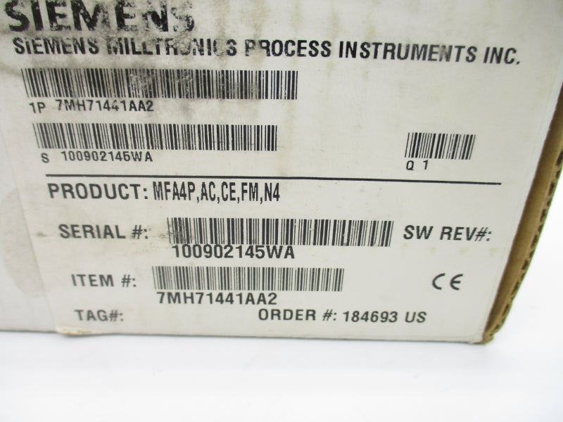 SIEMENS 7MH71441AA2 100-230V 8A NSMP