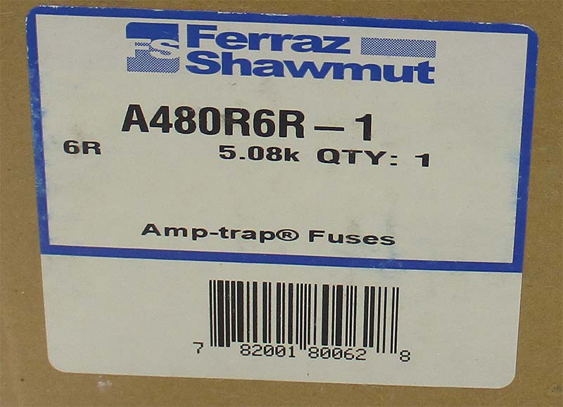 FERRAZ SHAWMUT A480R6R-1 5.08K 6R NSMP