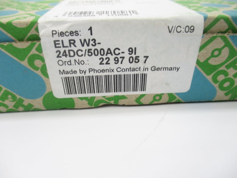 PHOENIX CONTACT ELRW3-24DC/500AC-9I 24VDC NSMP