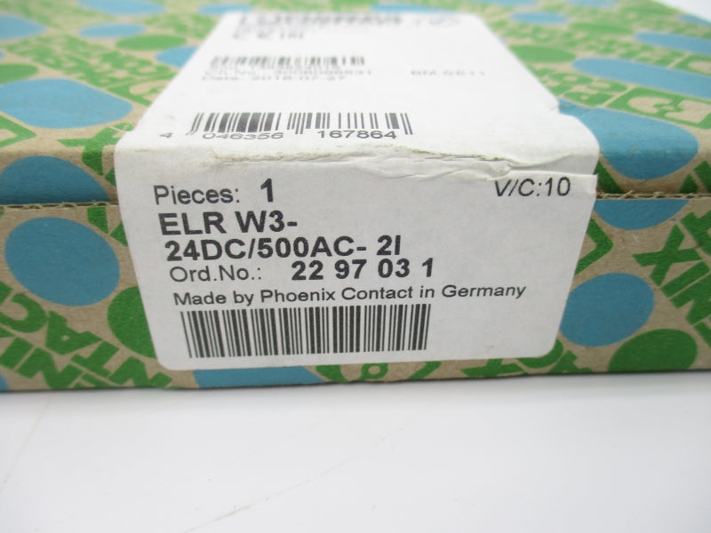PHOENIX CONTACT ELRW3-24DC/500AC-2I 24VDC NSFS