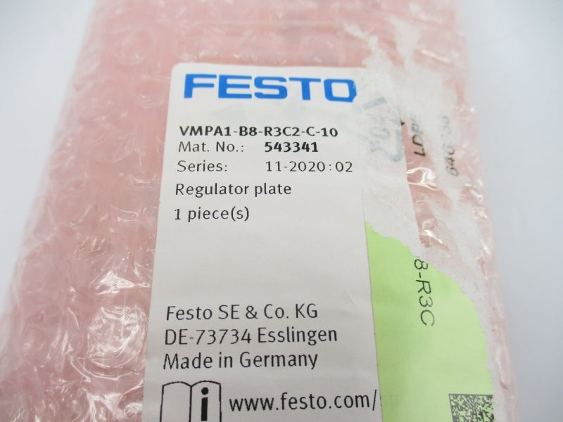 FESTO VMPA1-B8-R3C2-C-10 543341 SER. 11-2020:02 145PSI NSMP