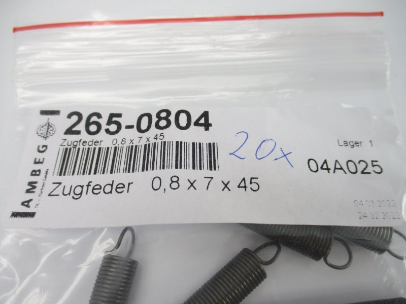 AMBEG 265-0804 (PKG OF 20) NSMP