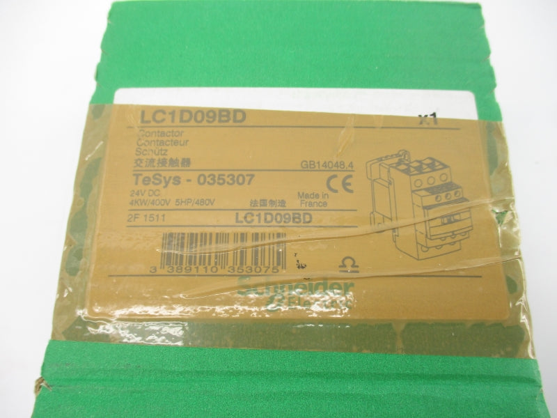 SCHNEIDER ELECTRIC LC1D09BD 24VDC NSMP