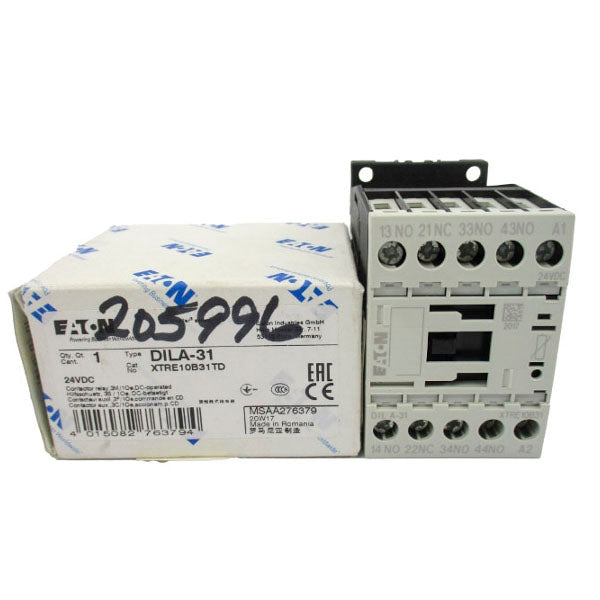 EATON XTRE10B31TD DILA-31 24VDC 16A NSMP