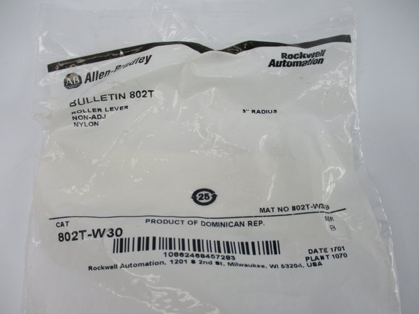 ALLEN BRADLEY 802T-W30 SER. B 3" NSMP