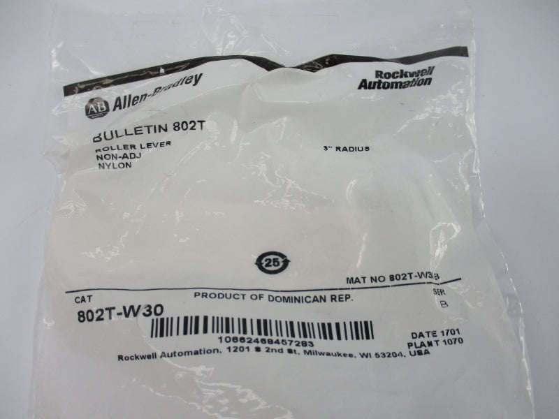 ALLEN BRADLEY 802T-W30 SER. B 3" NSMP