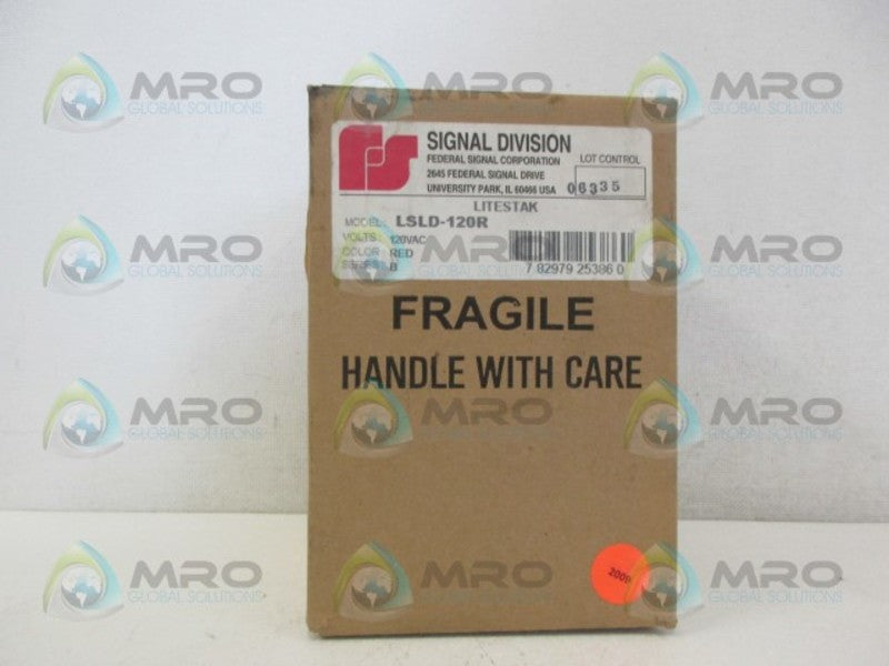 FEDERAL SIGNAL LSLD-120R LITESTAK *FACTORY SEALED*
