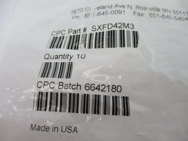 CPC SXFD42M3 (PKG OF 10) NSMP