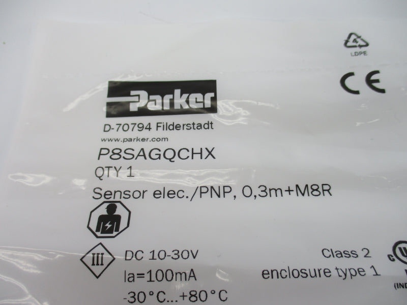 PARKER P8SAGQCHX 10-30VDC NSMP
