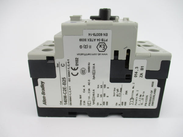 ALLEN BRADLEY 140M-C2E-B25 SER. C 690V 1.6-2.5A NSMP