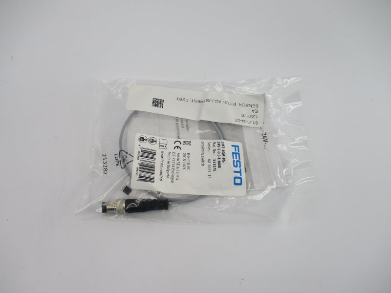 FESTO SMT-10M-PS-24V-E-0.3-L-M8D 551375 SER. 08-2021:13 NSMP