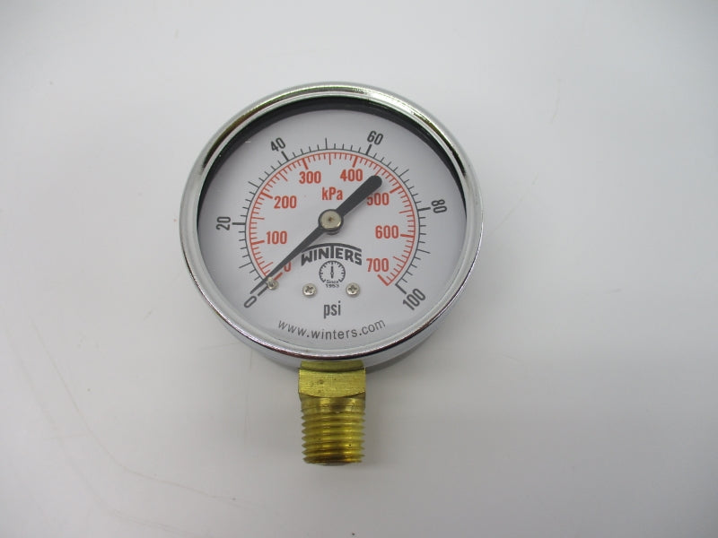 WINTERS PEM214 0-100PSI 2.5" NSMP