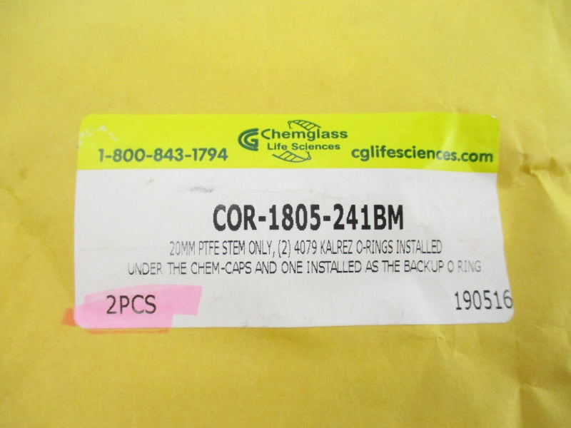 CHEMGLASS C0R-1805-241BM (PKG OF 2) NSFS