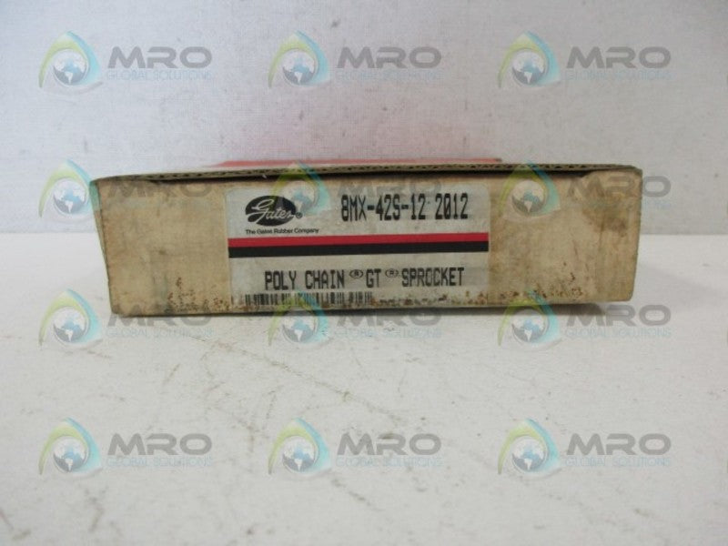 GATES 8MX-42S-12 2012 POLYCHAIN SPROCKET *NEW IN BOX*