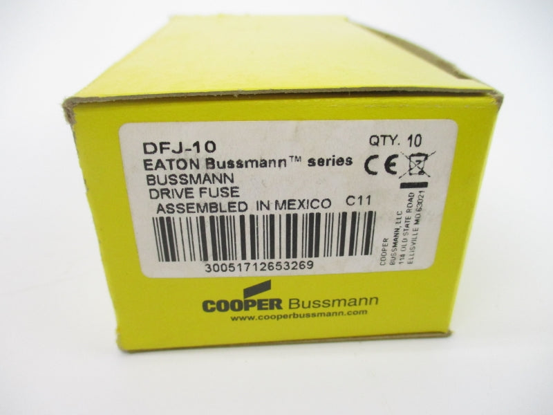 BUSSMANN DFJ-10 600VAC 10A (PKG OF 10) NSMP