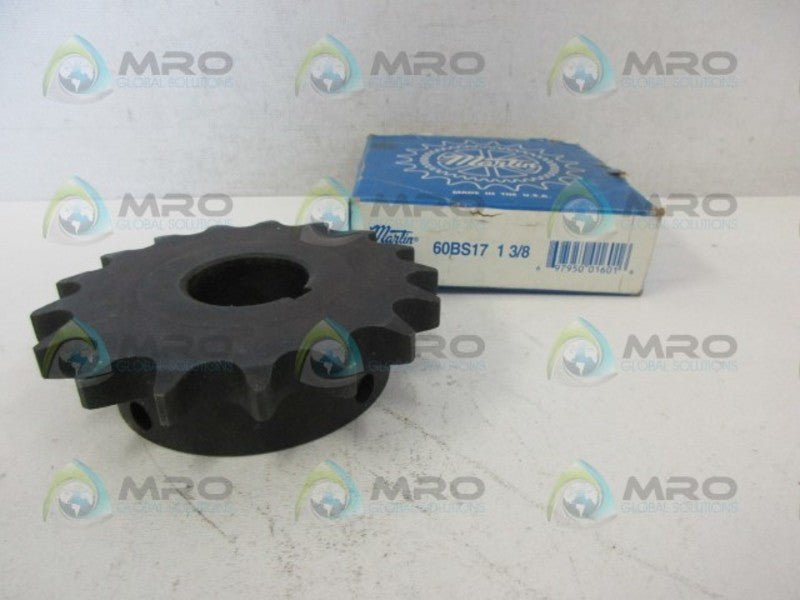 MARTIN 60BS17 BORE TO SIZE SPROCKET 1 3/8 *NEW IN BOX*