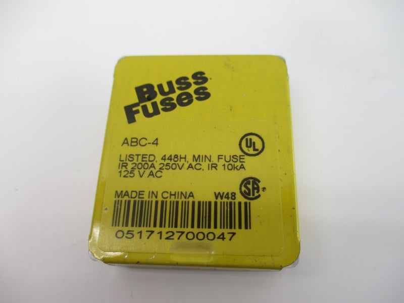 BUSSMANN ABC-4 250VAC 200A (PKG OF 5) NSMP