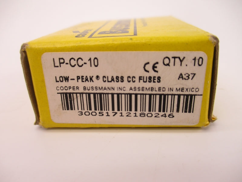 BUSSMANN LP-CC-10 600VAC/150VDC 10A (PKG OF 10) NSMP
