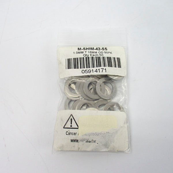 SPARE PART M-SHIM-42-SS (PKG OF 50) NSMP