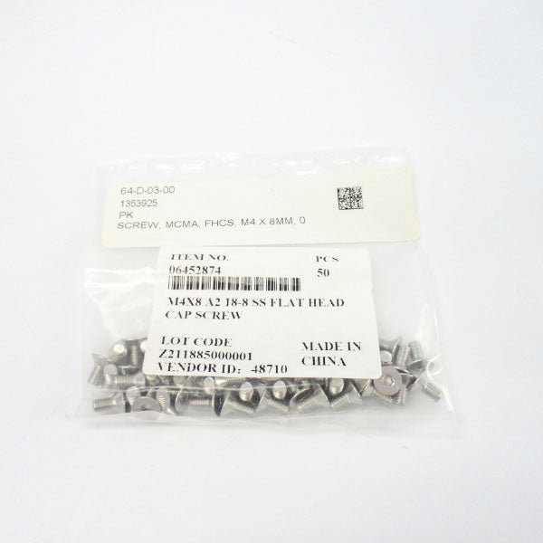 SPARE PART 06452874 M4X8 (PKG OF 50) NSMP
