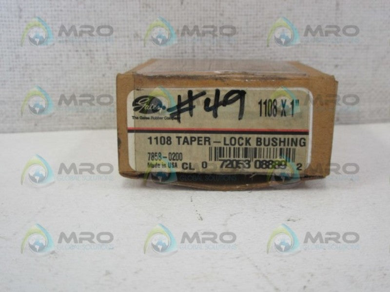 GATES 1108 X 1" TAPER LOCKING BUSHING *NEW IN BOX*