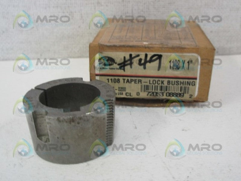 GATES 1108 X 1" TAPER LOCKING BUSHING *NEW IN BOX*