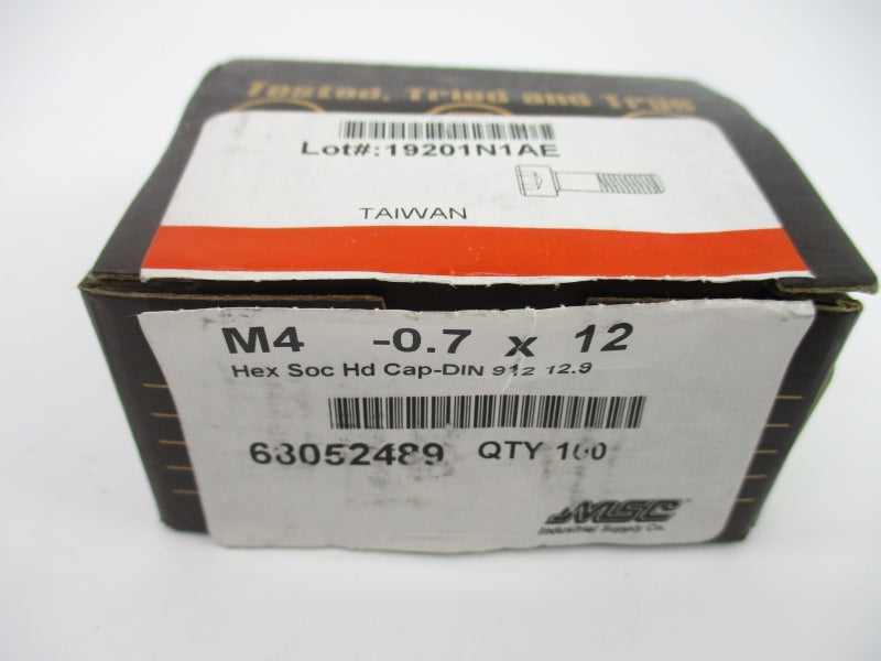 MSC M4-0.7X12 (PKG OF 100) NSMP