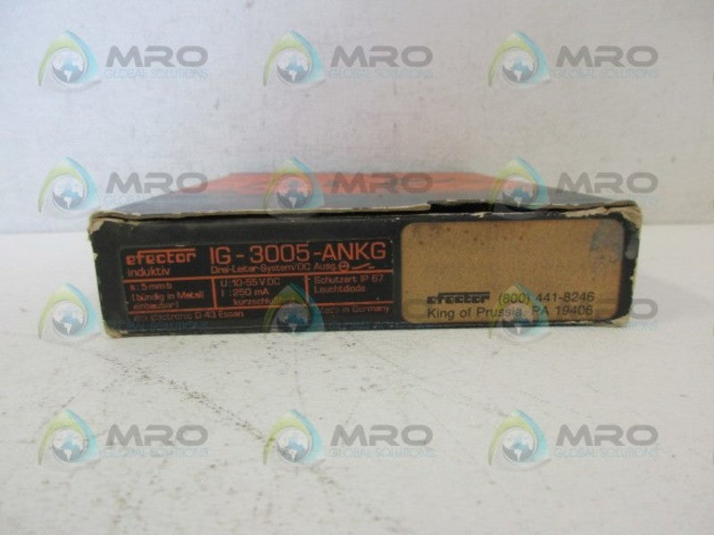 IFM EFECTOR IG-3005-ANKG INDUCTIVE PROXIMITY SENSOR NSMP
