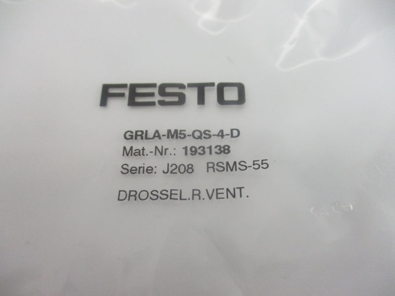 FESTO GRLA-M5-QS-4-D 193138 NSMP