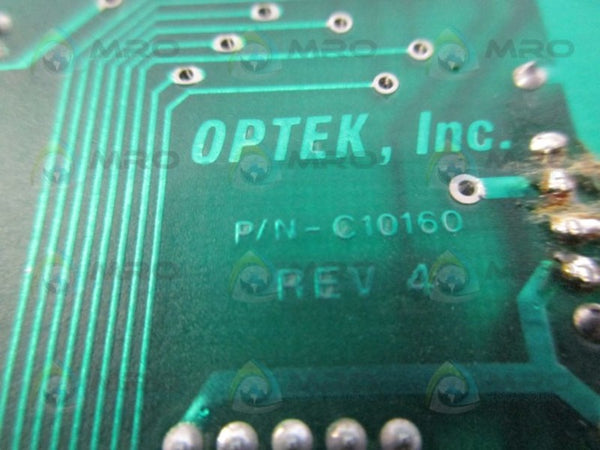 OPTEK INC. C10160 REV.4 PCB BOARD UNMP