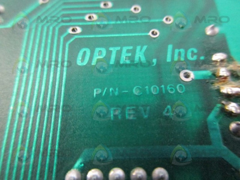 OPTEK INC. C10160 REV.4 PCB BOARD UNMP