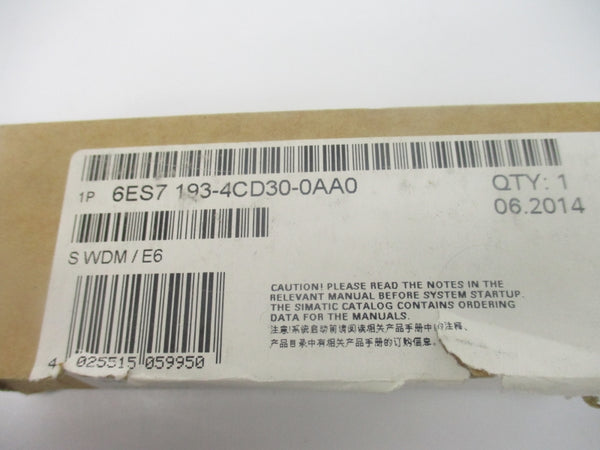 SIEMENS 6ES7193-4CD30-0AA0 NSMP