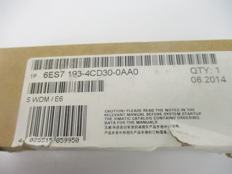 SIEMENS 6ES7193-4CD30-0AA0 NSMP