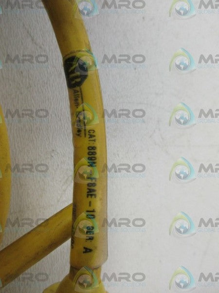 ALLEN BRADLEY 889N-F8AE-10 SER A 8 PIN CORDSET *USED*