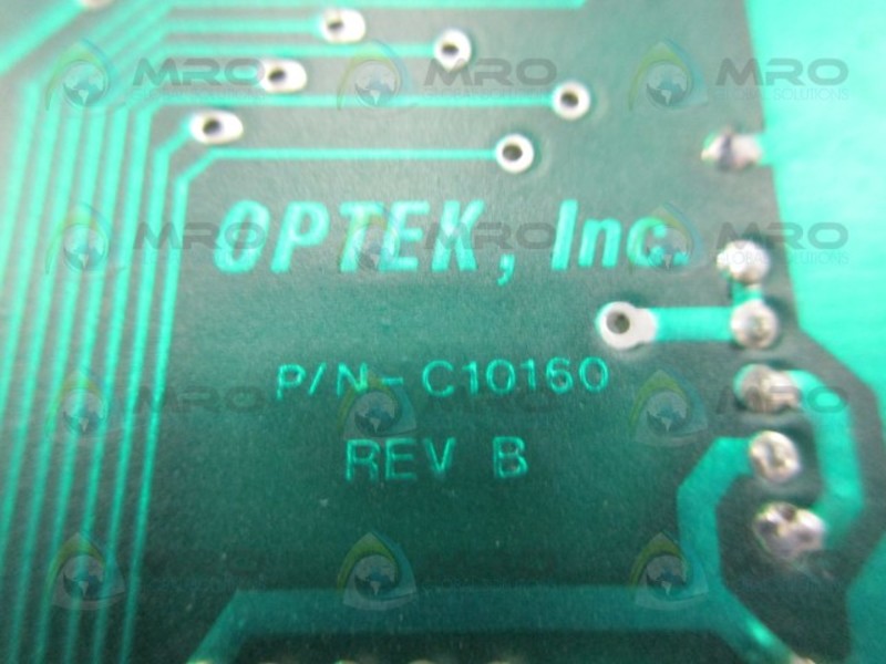 OPTEK INC. C10160 REV.B PCB BOARD UNMP