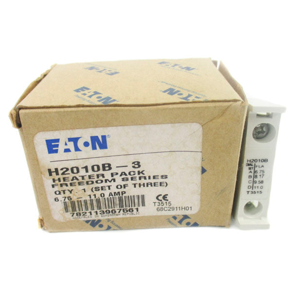 EATON H2010B-3 6.75-11.0A (PKG OF 3) NSMP