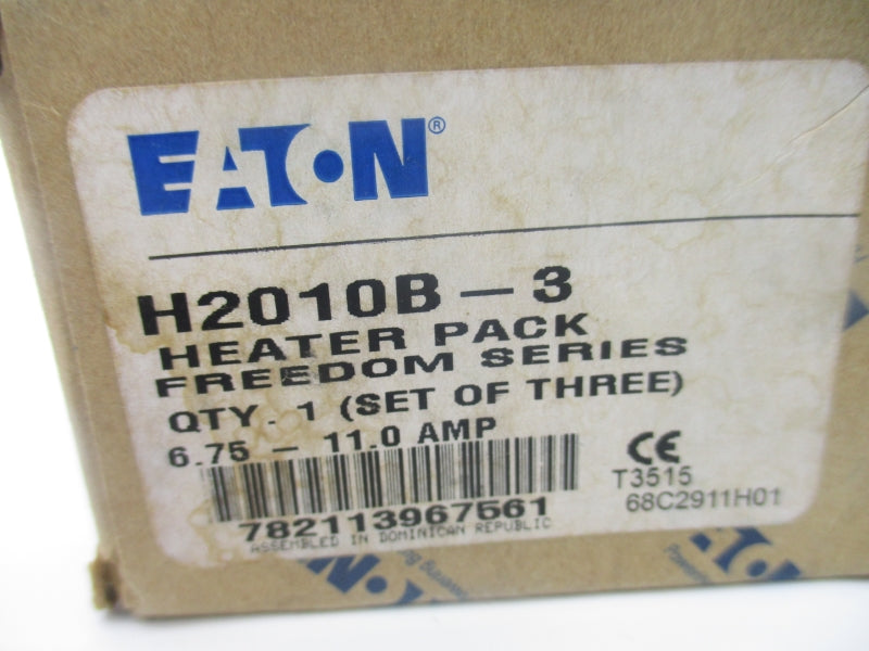 EATON H2010B-3 6.75-11.0A (PKG OF 3) NSMP