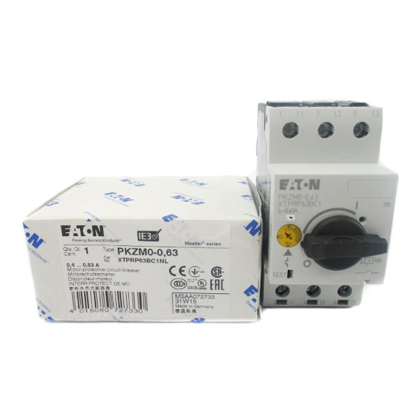 EATON XTPRP63BC1NL PKZM0-0,63 600VAC 0.4-0.63A NSMP