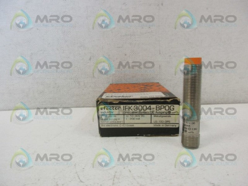 IFM EFECTOR IFK3004-BPOG INDUCTIVE PROXIMITY SENSOR *NEW IN BOX*