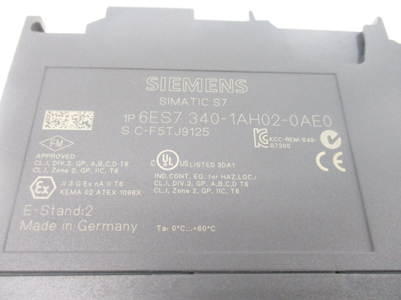 SIEMENS 6ES7340-1AH02-0AE0 NSNP