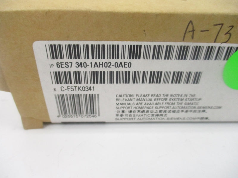SIEMENS 6ES7340-1AH02-0AE0 NSMP