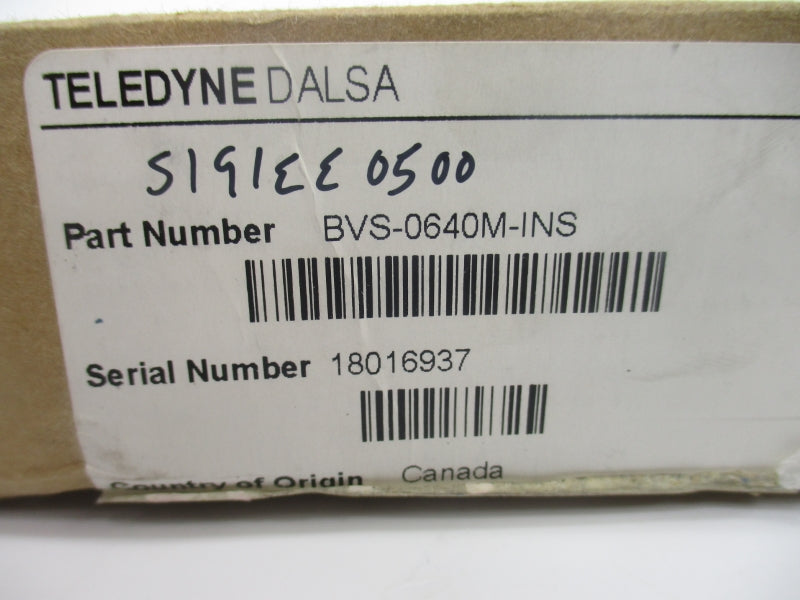 TELEDYNE BVS-0640M-INS NSMP